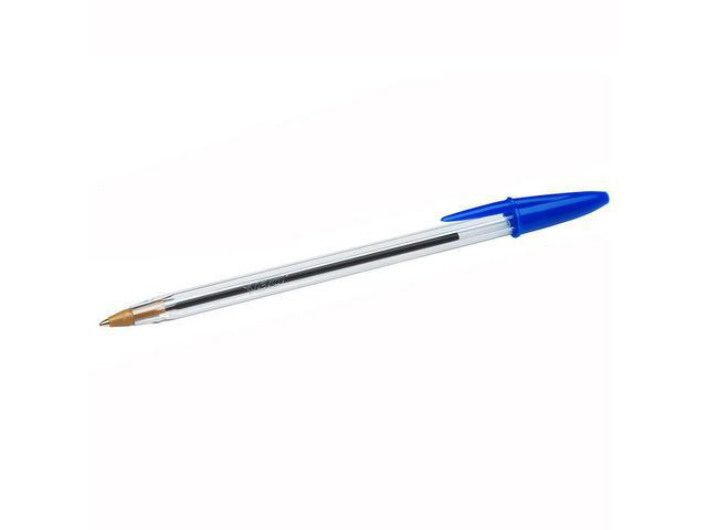 BildeKulepenn Bic Cristal M Blå (4 stk/pose, 10 poser)