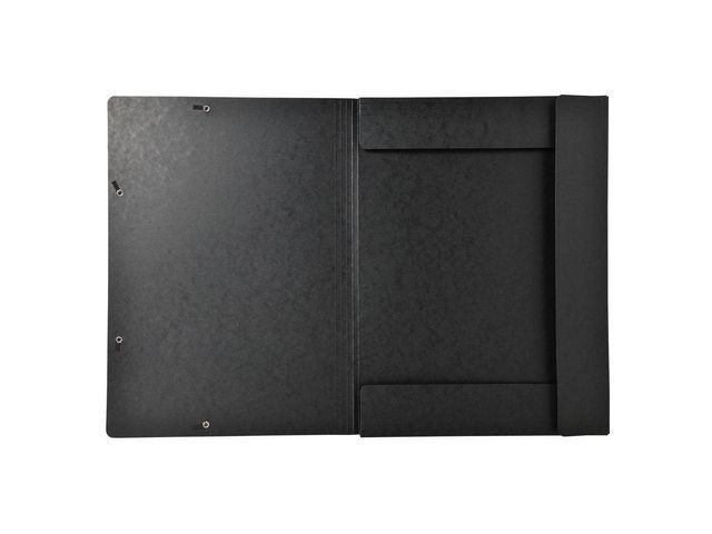 BildeStrikkmappe Exacompta A3 3 Kl 600G Sort (5 stk)
