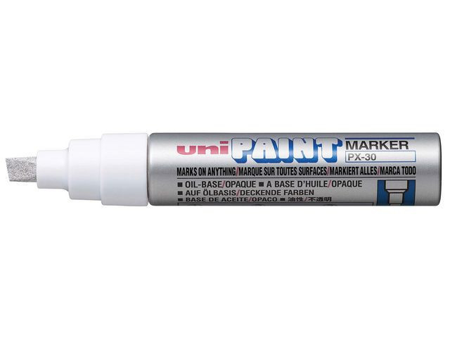 BildePaintmarker Uni Px-30 4-8.5Mm Sølv (6 stk)