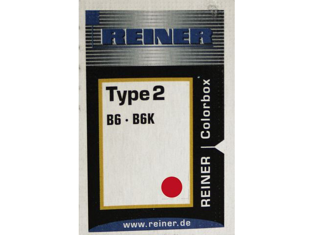 BildeStempelpute Reiner F/Nummeratør Rød (6 stk)