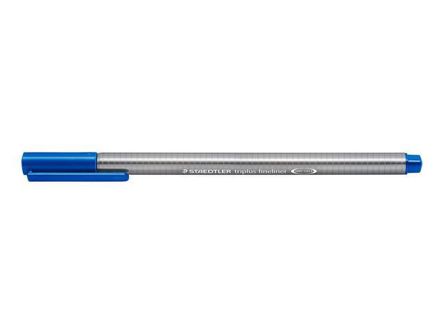 BildeFiberpenn Staedtler Triplus 0,3Mm Blå (10 stk)