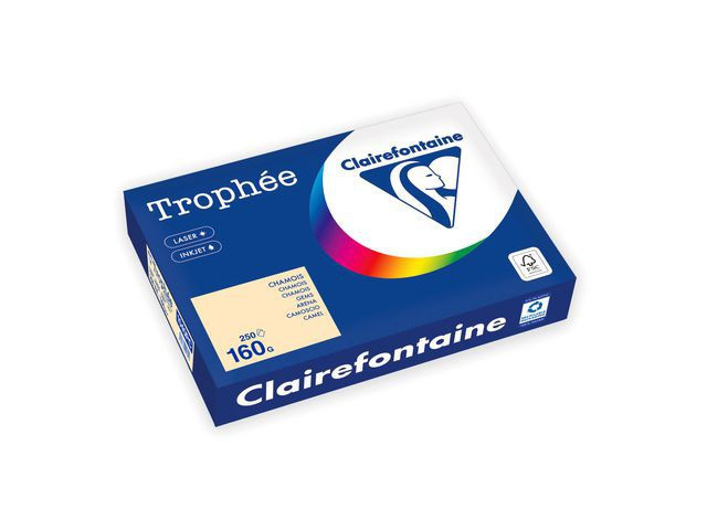 BildeKopipapir Trophee A4 160G Kremgul (250 ark)