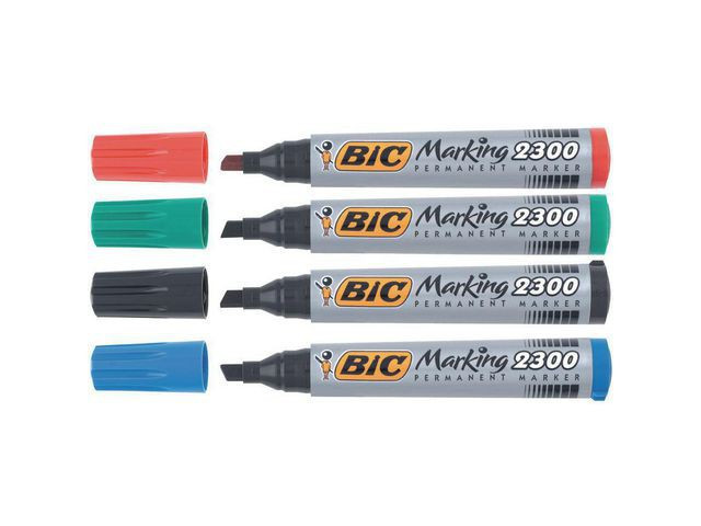 BildeMerkepenn Bic Marking 2300 Assortert (4 stk)