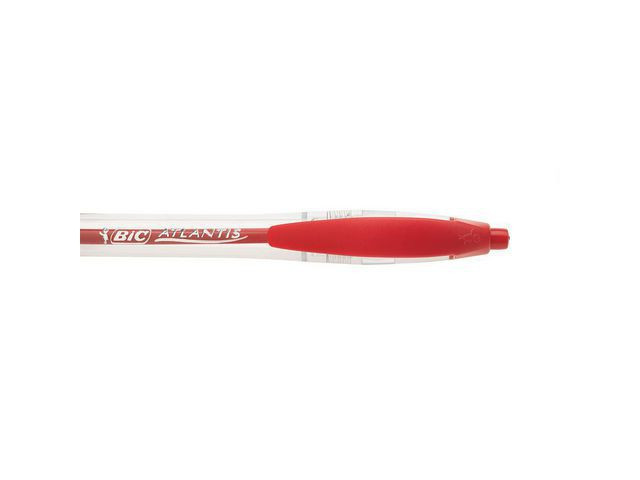 BildeKulepenn Bic Atlantis Classic M Rød (12 stk)