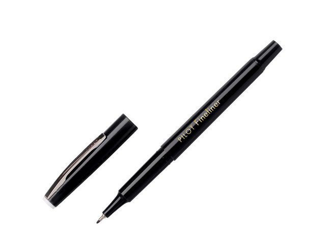 BildeFiberpenn Pilot Fineliner Sort (12 stk)
