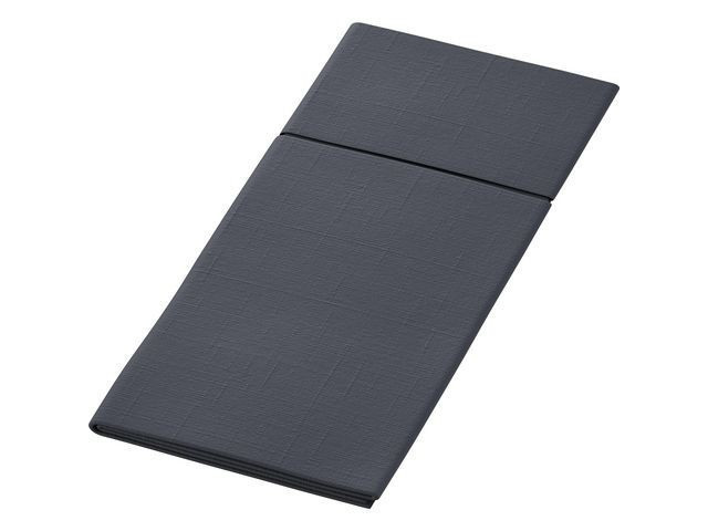 BildeDuniletto Duni Airlaid 40X33Cm Sort (65 stk/pk, 4 pakker)