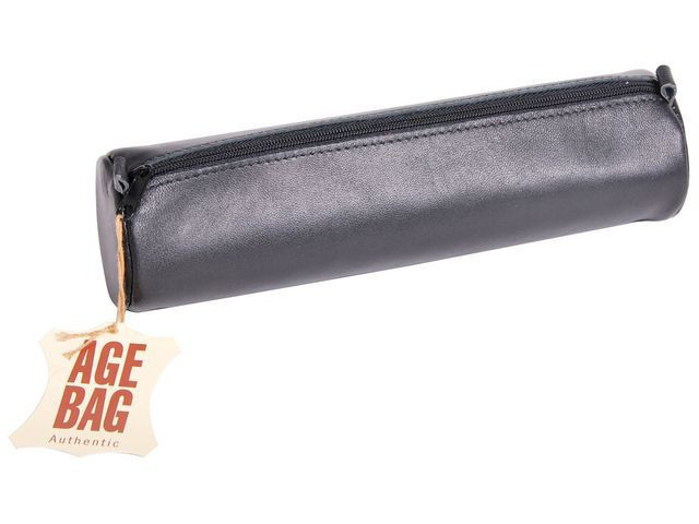 BildePennal Age Bag Ø6X21 Cm Skinn Sort