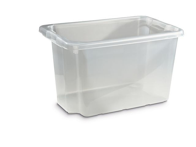 BildeOppbevaringsboks 55L Transparent Plast