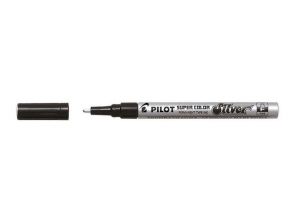 Merkepenn Pilot Sc-F Sølv