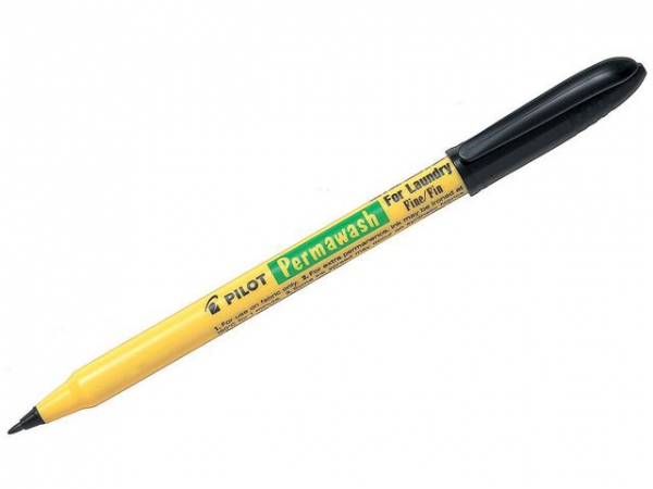 Tøymerkepenn Pilot 1Mm Sort