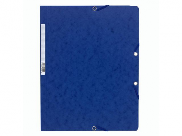 Strikkmappe Exacompta A4 U/Kl 400G Blå (25 stk)