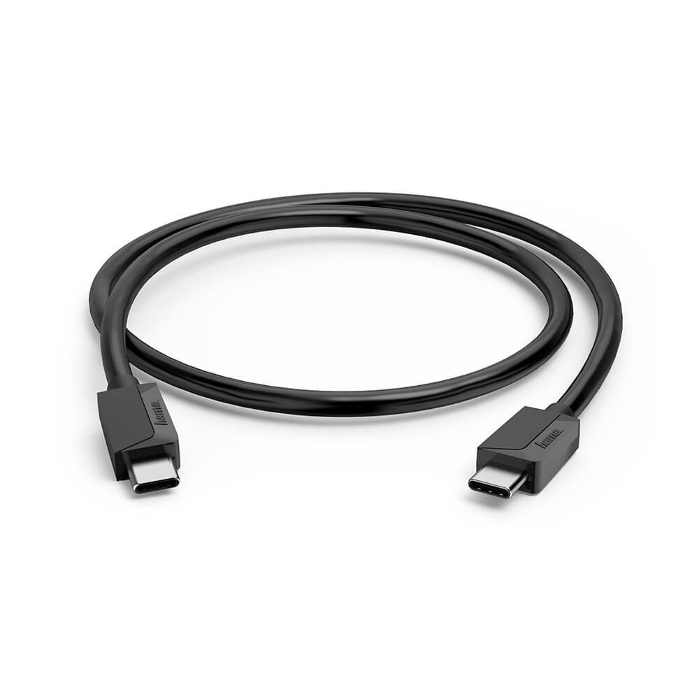 HAMA Cable USB-C USB 3.2 Gen2 10 Gbit/s 100W 2.0m Black
