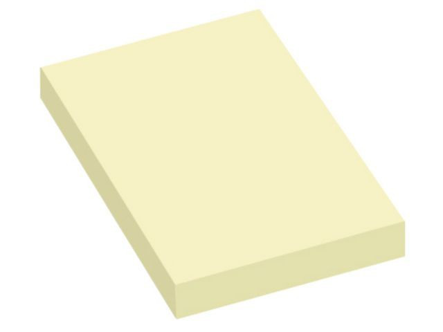 BildeNotatblokk Info 75X50Mm Gul (12 stk)