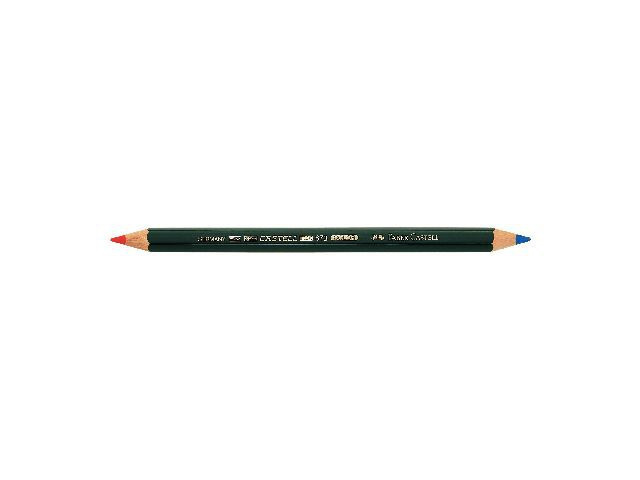 BildeFargeblyant Faber-Castell Tykk Rød/Blå (12 stk)