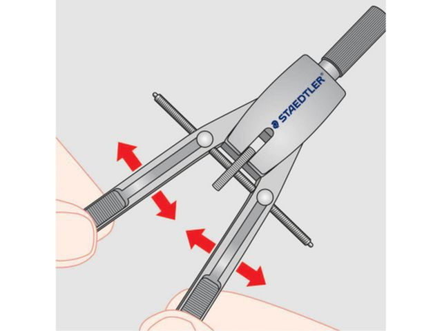 BildePasser Staedtler Mars Comfort M/Adapter