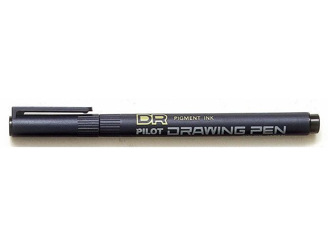 BildeFiberpenn Pilot Draw Pen 03 0,4Mm Sort (12 stk)