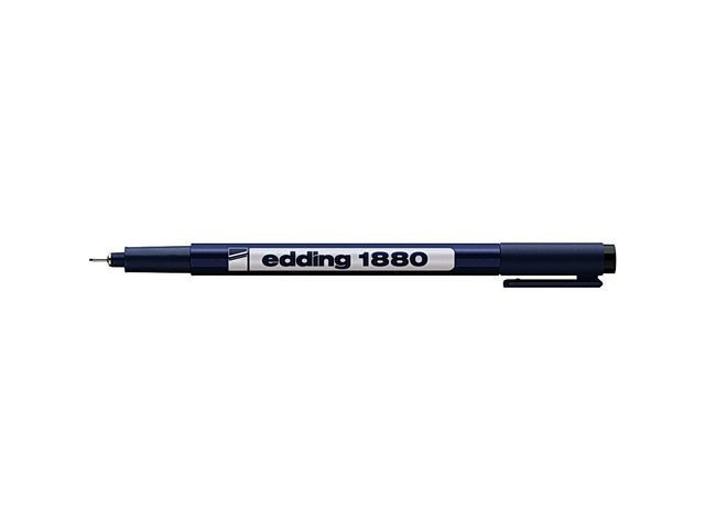 BildeFiberpenn Edding 1880 0,3Mm Sort