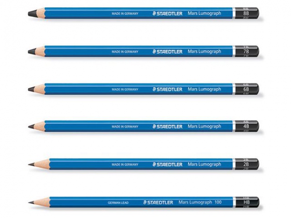 Blyant Staedtler Lumograph (6 stk)
