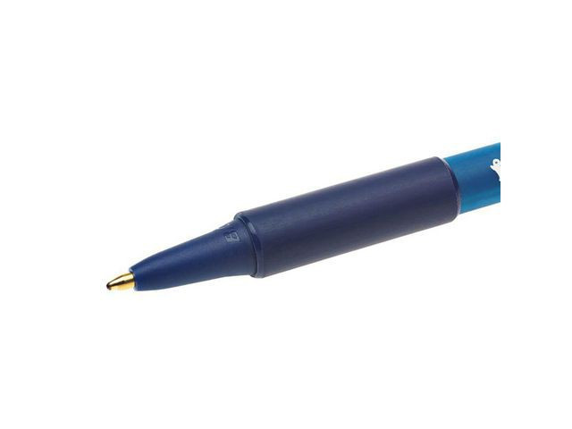 BildeKulepenn Bic Softfeel Clic Grip M Blå (12 stk)