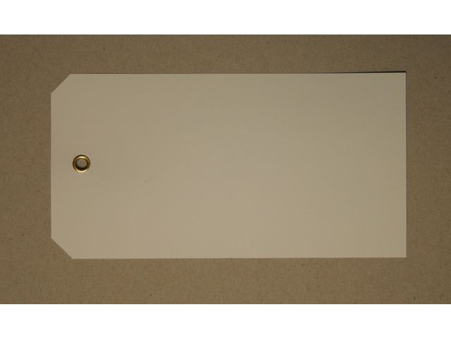 BildeMerkelapper 14X7,3Cm Plast Hvit (1000 stk)
