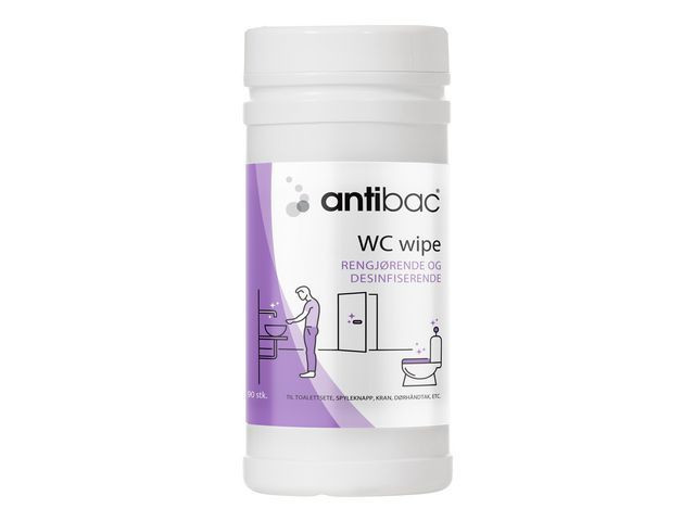 BildeOverflatedesinfeksjon Antibac Wc (90 stk/pk, 6 pakker)