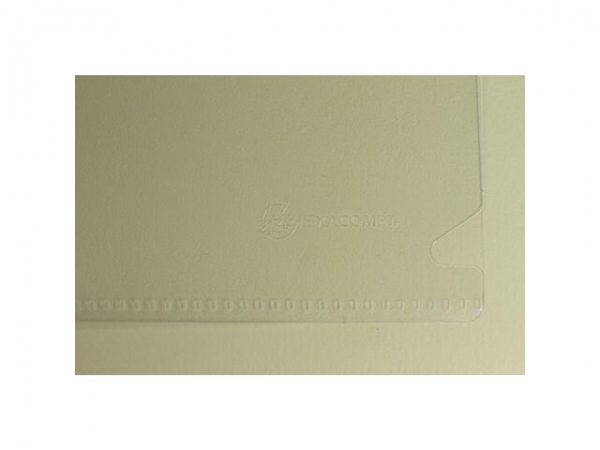 Plastomslag Exacompta A4 Pp 120My (100 stk)