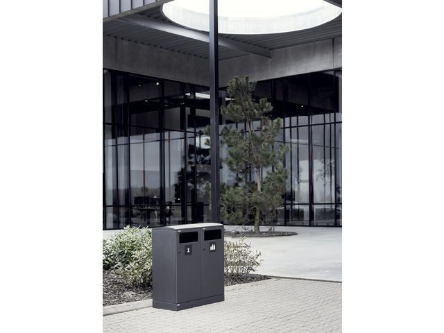 BildeAvfallsbeholder Bica 712 Ute 2X100L Antr