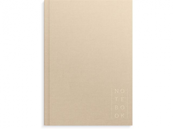 Skrivebok Burde A5 Linjer Beige
