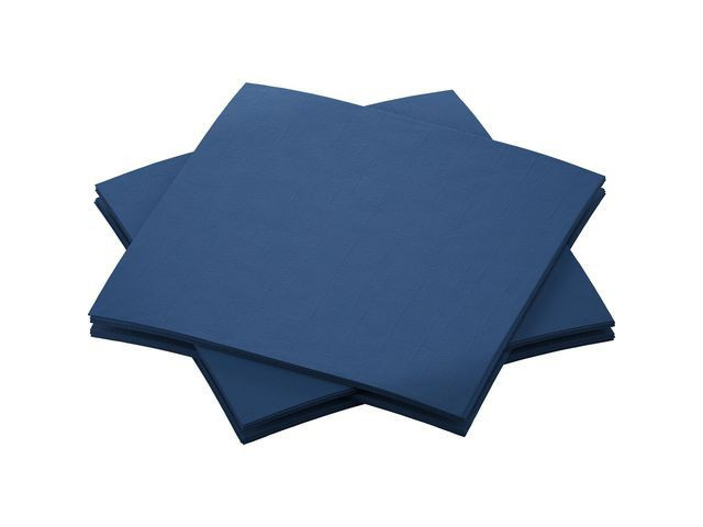 BildeServiett Dunisoft 20Cm Mørk Blå (180 stk/pk, 16 pakker)