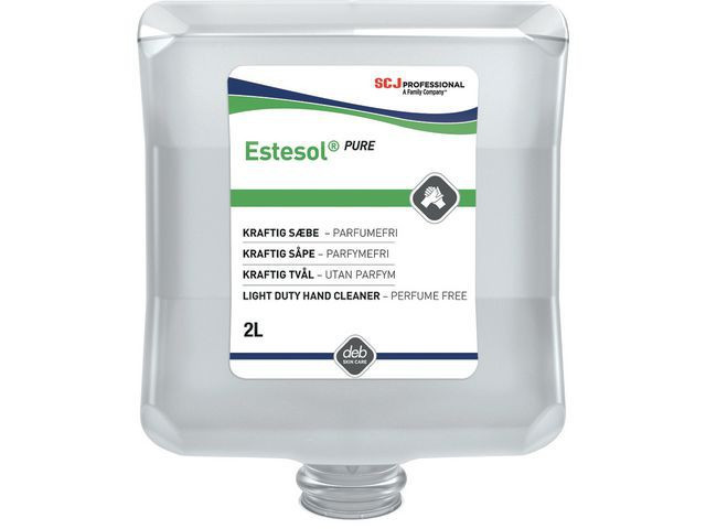 BildeHåndsåpe Scjp Estesol Pure Kremsåpe 2L (4 stk)