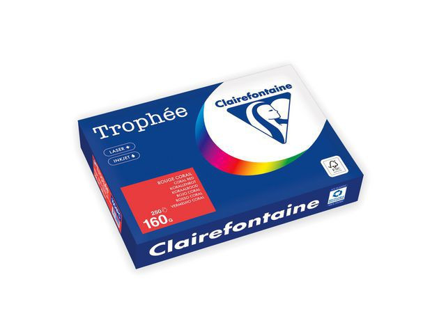 BildeKopipapir Trophee A4 160G Rød (250 ark)