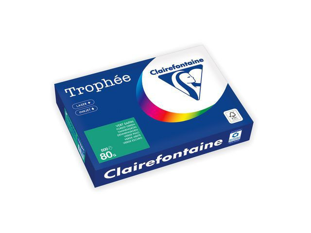 BildeKopipapir Trophee A4 80G Mørkgrønn (500 ark)