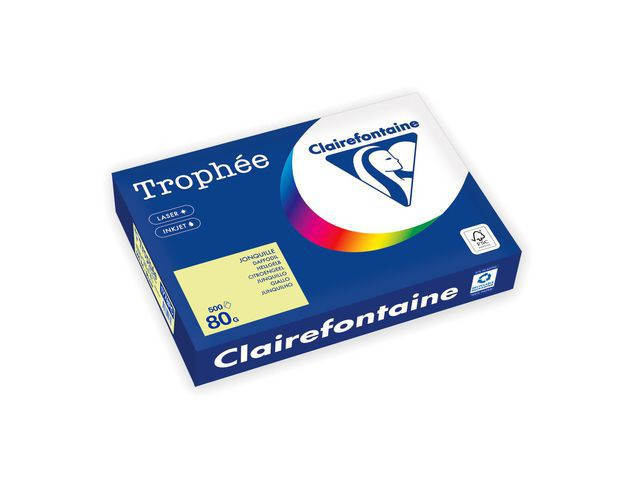 BildeKopipapir Trophee A4 80G Sitrongul (500 ark)