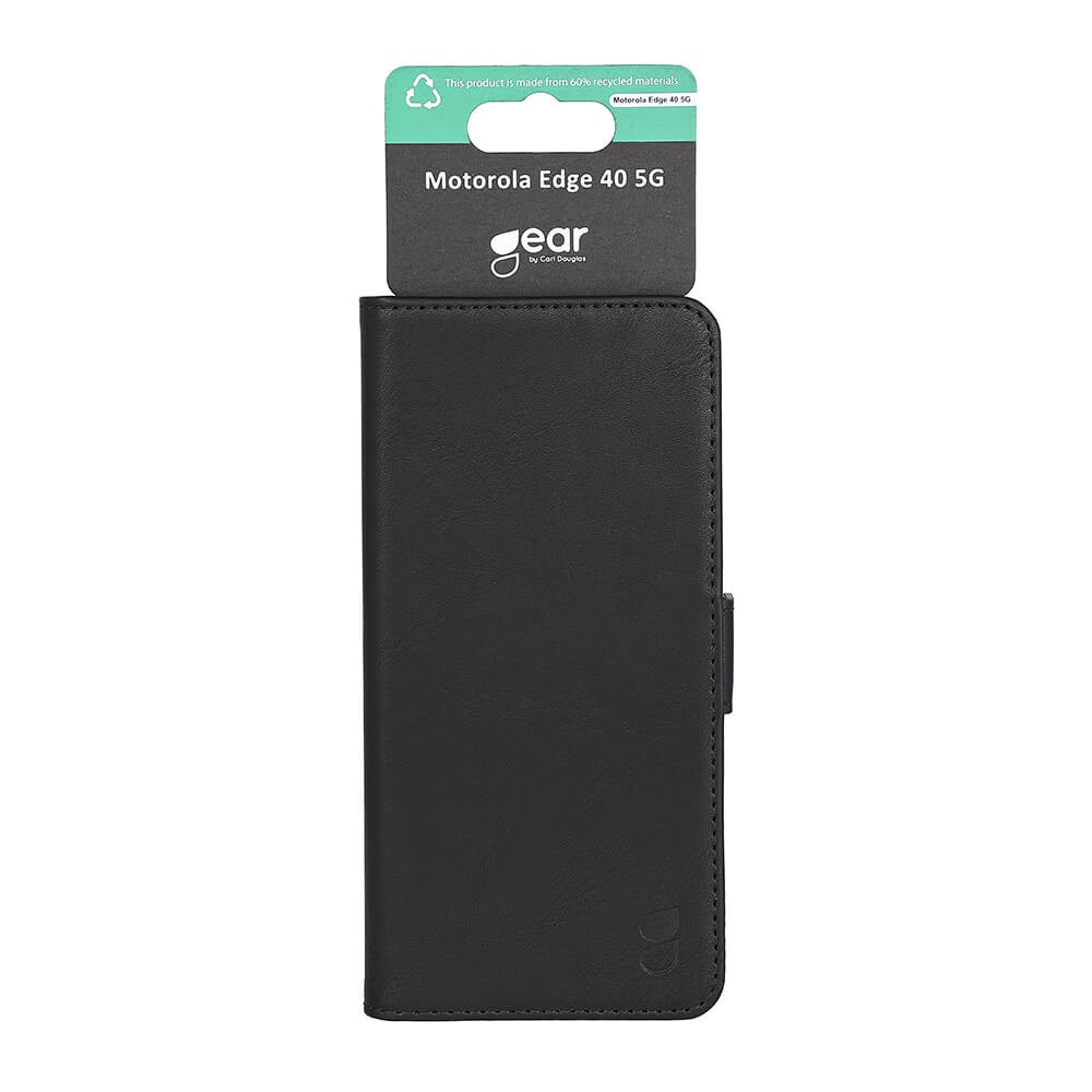 GEAR Classic 3 card Recycled Motorola Edge 40 5G Black