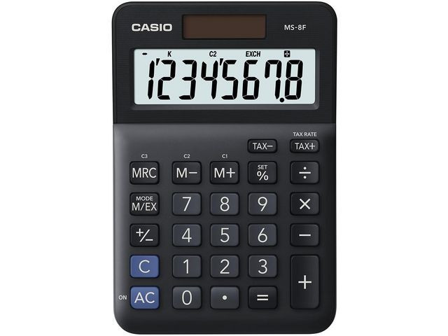 BildeBordregner Casio Ms-8F Mini Sort