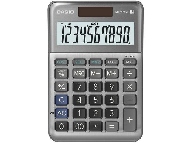 BildeBordregner Casio Ms-100Fm Sølv