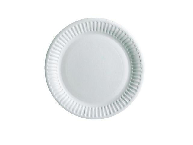 BildeTallerken 15Cm Papp Hvit (100 stk/pk, 20 pakker)
