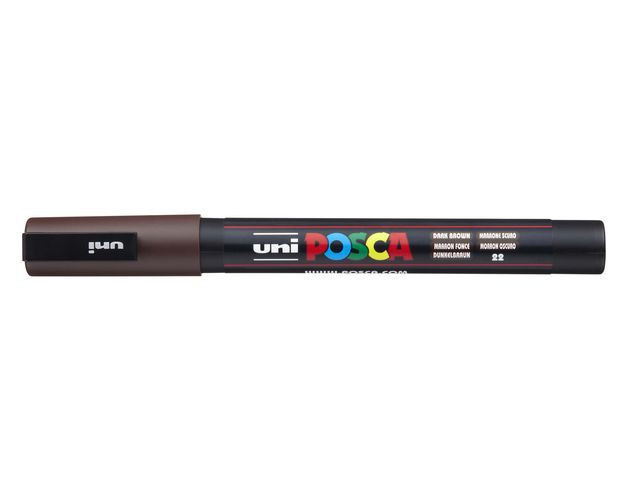 BildePaintmarker Uni Posca Pc-3M Mørk Brun