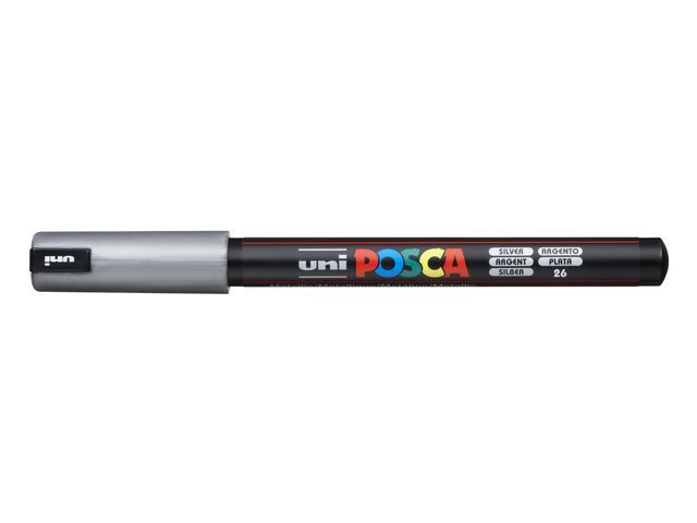 BildePaintmarker Uni Posca Pc-1Mr Sølv