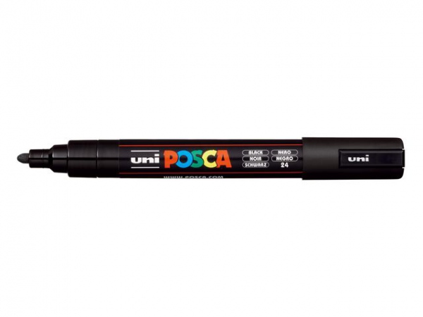 Paintmarker Uni Posca Pc-5M Sort