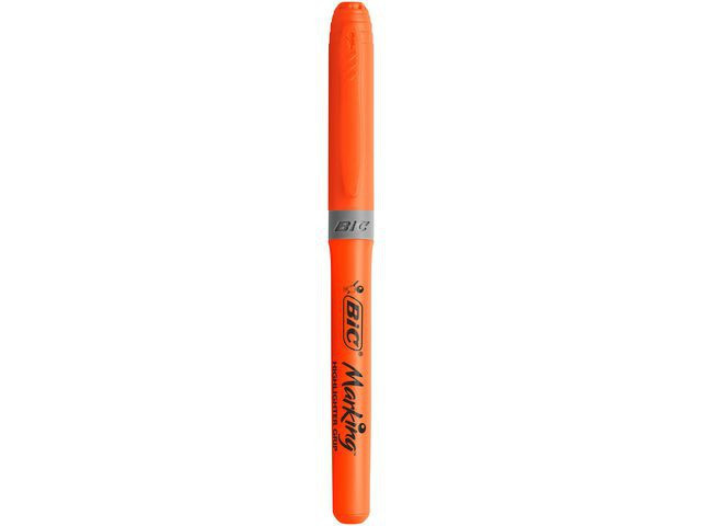 BildeTekstmarker Bic Grip Orange (12 stk)