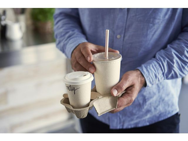 BildeDrikkebeger Duni Bagasse 35Cl (50 stk)