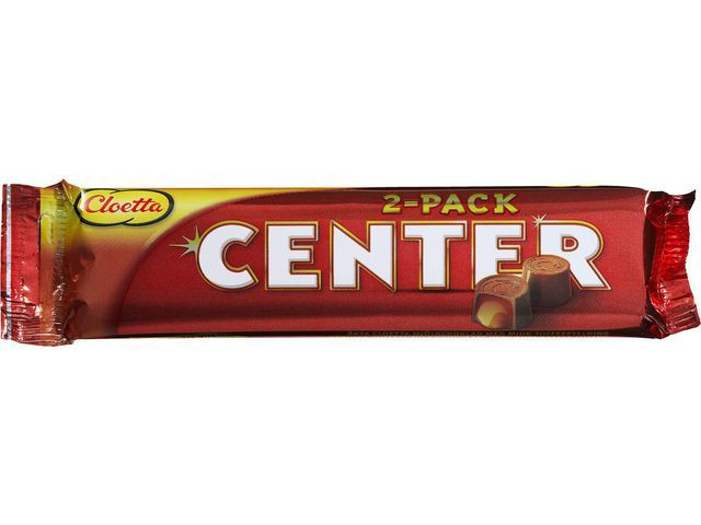 BildeSjokolade Cloetta Center (2 stk/pk, 30 pakker)