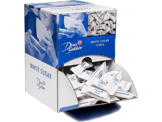 BildeSukkerbit Dansukker 2Pk 1Kg Hvit (227 stk)