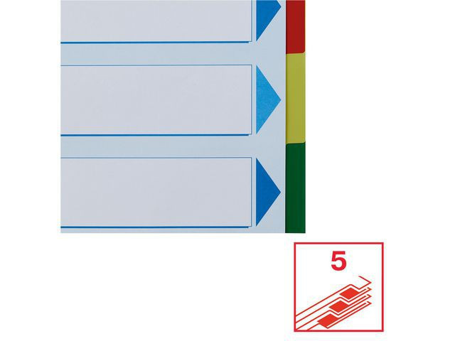 BildeSkilleblad Esselte A4+ Pp 5-Delt 5Frg (20 stk)