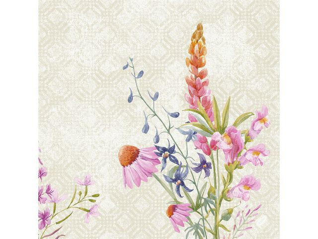 BildeServiett Duni 40Cm Floret (60 stk)