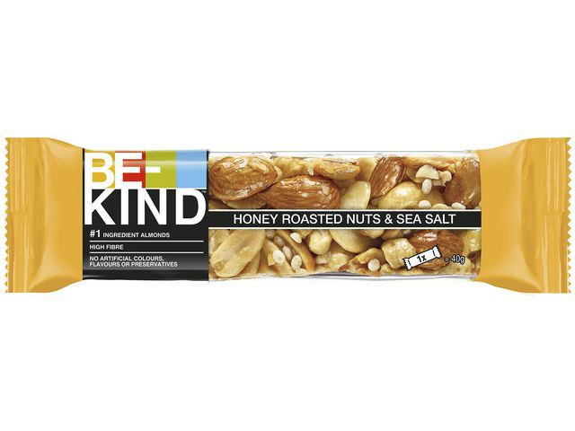 BildeNøttebar Be-Kind Ristede Nøtter Havsalt (12 stk)