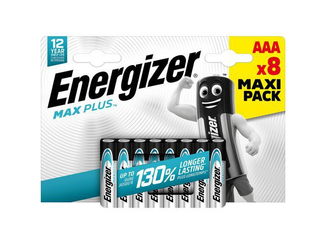 BildeBatteri Energizer Max Plus Aaa (8 stk)