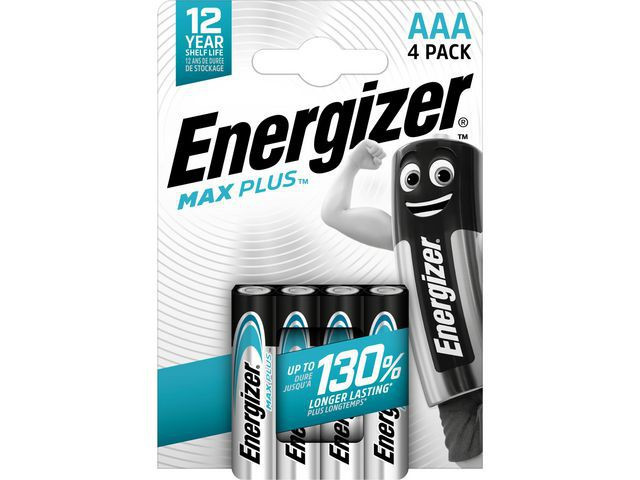 BildeBatteri Energizer Max Plus Aaa (4 stk)