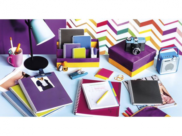 Notatbok Clairefontaine A5+ Pp Inde Lin (5 stk)